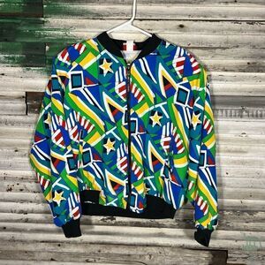 Vintage Colorful Windbreaker